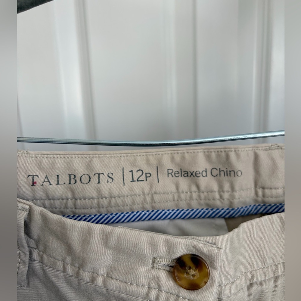 Talbots Women’s Khaki Chinos - Picture 2 of 3